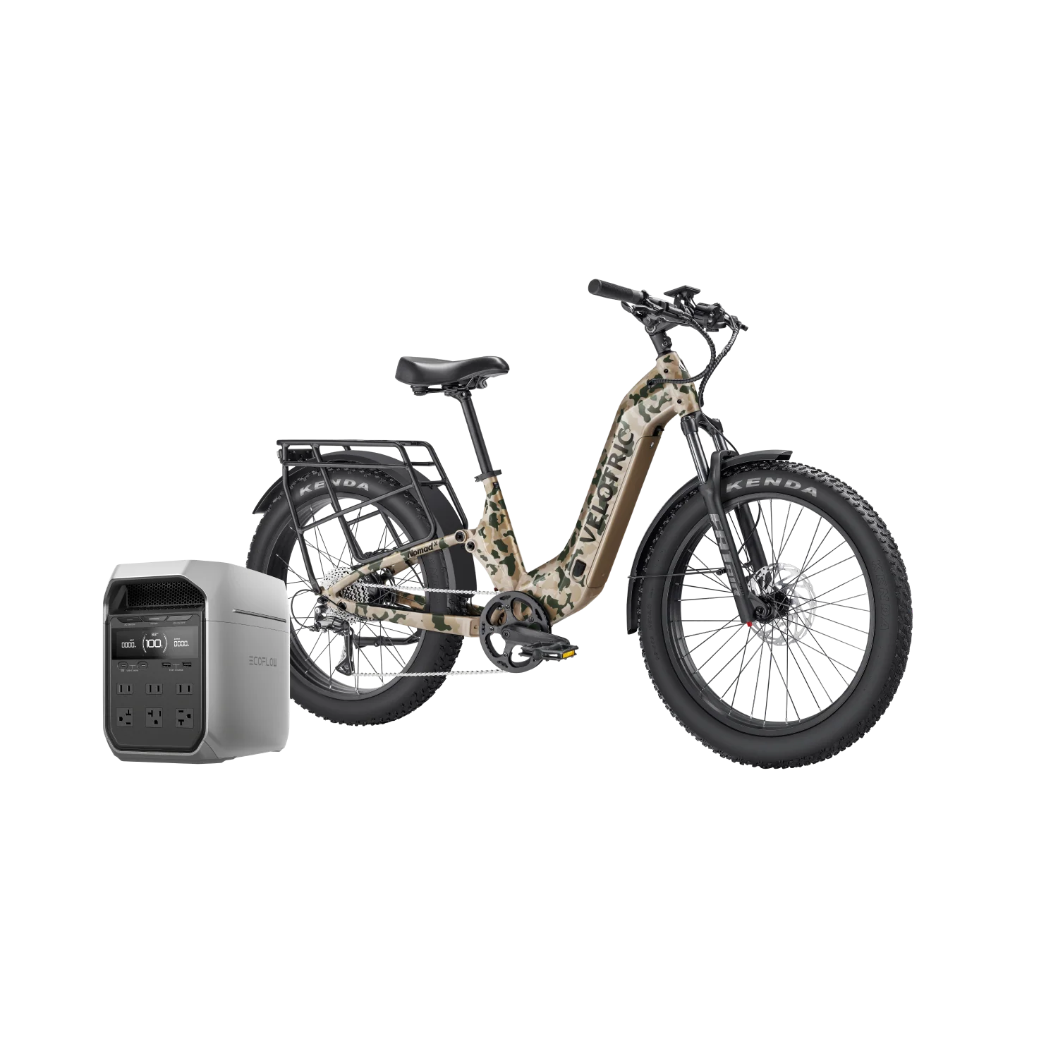 Velotric Nomad 2X Full Suspension Fat Tire Ebike + EcoFlow DELTA 3 Plus Portable Power Station - Image 26